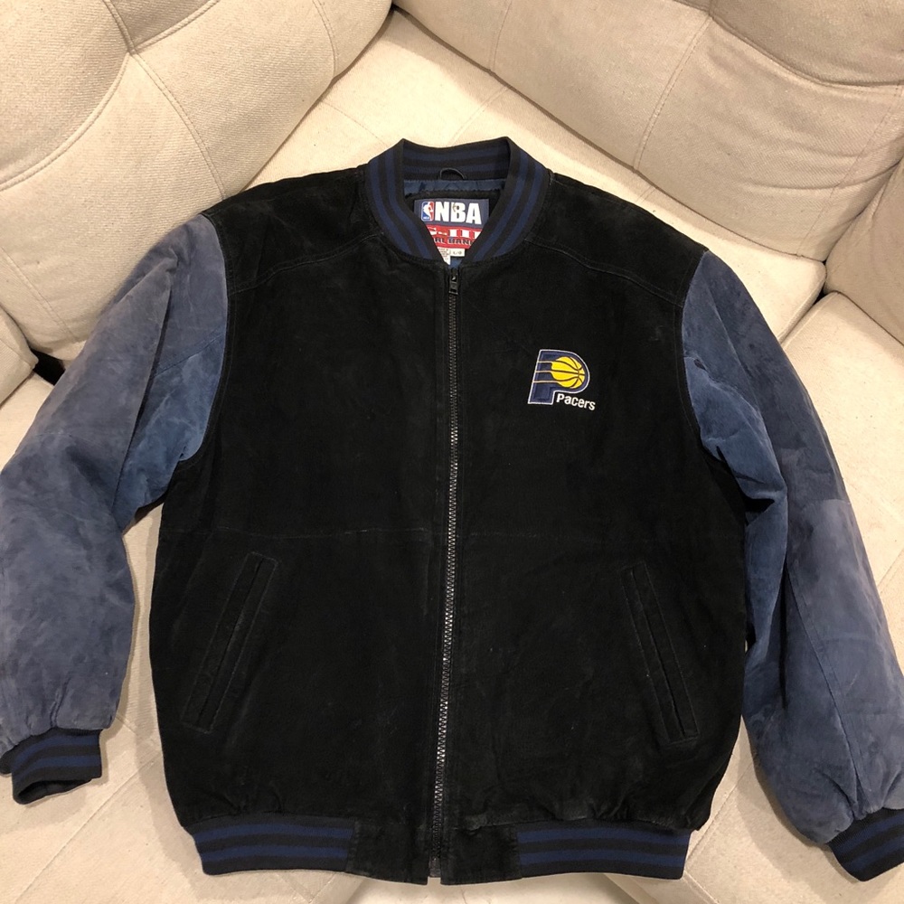 Vintage NBA Leather Letterman Jacket